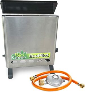Bio Green Gas-Gewächshaus-Heizung „EcoPilot“ | 4200 Watt Heizleistung | Gasheizung mit Frostschutz-Funktion, integriertem Thermostat und…