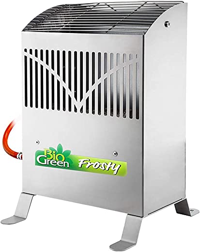 Bio Green Gas-Gewächshaus-Heizung „Frosty“ | 4500 Watt Heizleistung | Gasheizung mit Frostschutz-Funktion, Thermostat, Nullabschaltung und...