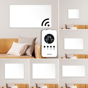 BRAST Infrarotheizung mit Thermostat-Fernbedienung | 300-1200 Watt | inkl. Standfüße & Montagematerial | 10 Jahre Garantie & TÜV |…
