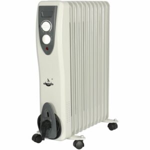 El Fuego Mobiler Elektro-Ölradiator 11 Rippen Weiß kaufen bei OBI