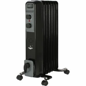 El Fuego Mobiler Elektro-Ölradiator 7 Rippen Schwarz kaufen bei OBI