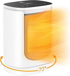 Heizlüfter Energiesparend 2000W, Keramik Elektroheizung mit Thermostat, Mini Heizlüfter mit Kaltstufen und drei Leistungsstufen, 3 Modes,…