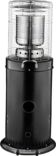Heizpilz Terrassenheizstrahler Heizstrahler Wärmestrahler 13,5 kW 50 mBar (Höhe: 143 cm) für 11 kg und 5 kg Gasflasche inkl. Schlauch und Regler...