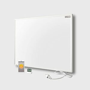 Infrarotheizung mit Thermostat 580 Watt Infrarot Heizkörper mit Sensor Elektroheizung Heizpaneel Wandheizung Smartphone Steuerung Wandmontage…