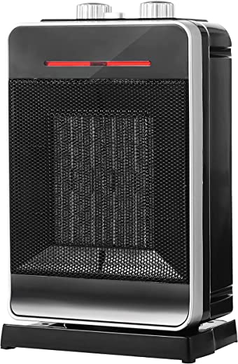 Keramik Heizlüfter | 2 Stufen | 1500/2000 Watt | Überhitzungsschutz | Oszillierend | Hohe thermale Effizienz | Kleine Heizung | Thermostat |...