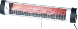 Semptec Urban Survival Technology Heizstrahler Thermostat: 5-stufiger IR-Heizstrahler IRW-3000.RBL, rote Lampe, 3.000 Watt, IP24 (Infrarotstrahler…