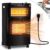 Herrselsam 4200 W Keramik ​Gasheizer + 1260 W Infrarot Heizstrahler, Heizstrahler Gasheizgerät mit 3 Schutzvorrichtungen, Elektrische…