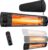 KESSER® Infrarotstrahler 2500 Watt Infrarot Heizstrahler mit Fernbedienung Terrassenstrahler inkl. Schutzhülle Wärmestrahler Quarzstrahler ,…